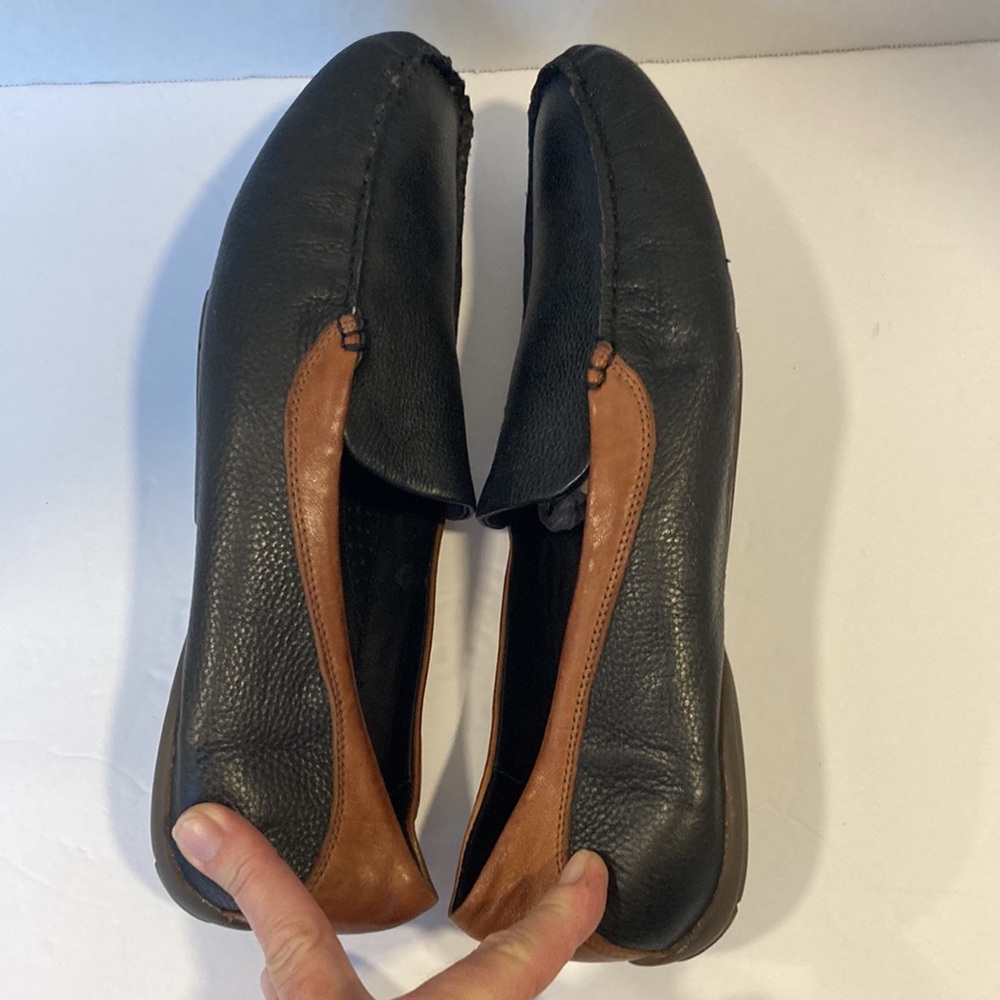 Auri Andreas Men's Black & Brown Hand Made Leather Loafers in Size 13 - Picture 5 of 8